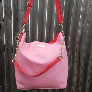 Juicy Couture Pink Red Chain Tote Bag